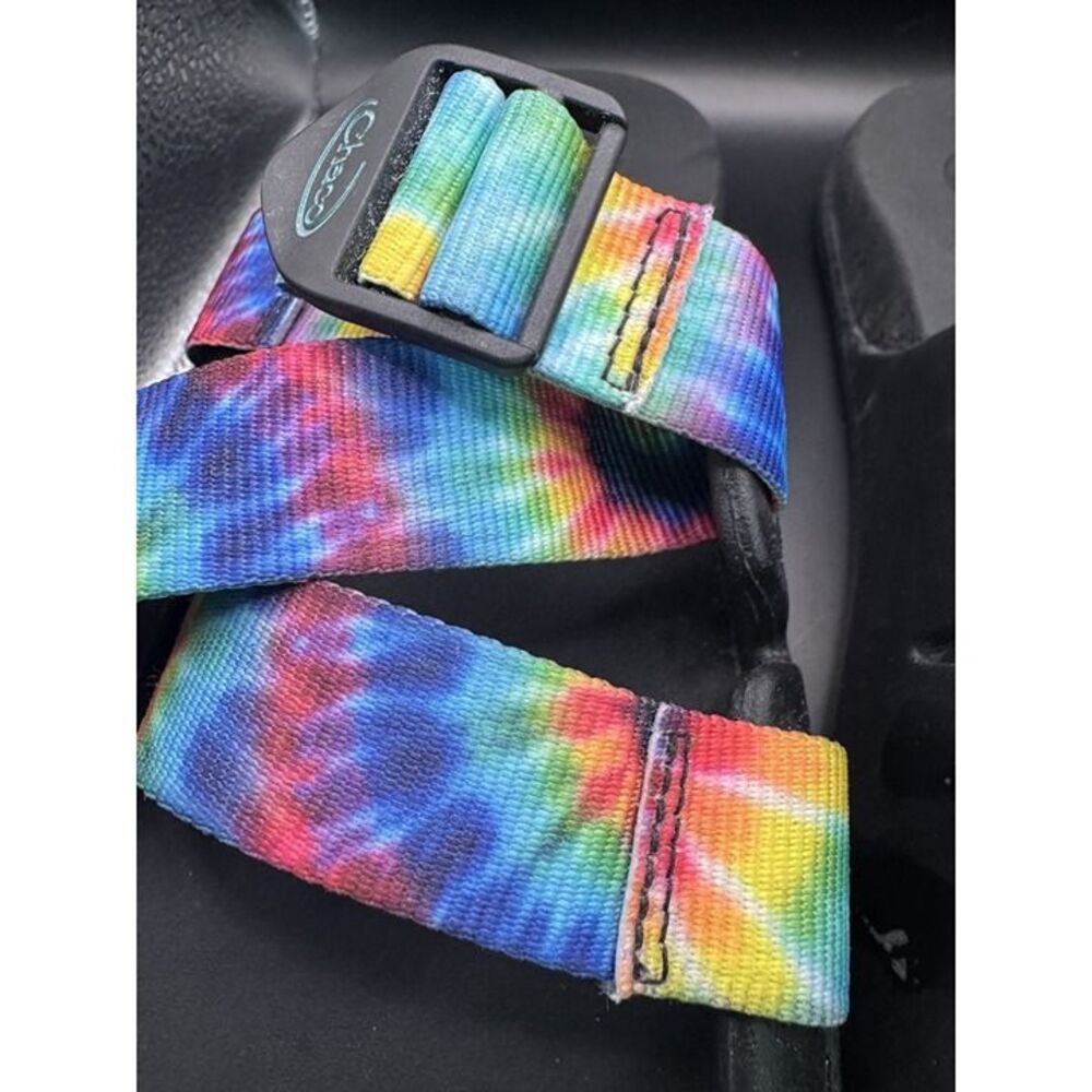 Chaco Chillows Womens Slide Sandal Rainbow Tie-Dye Size 8